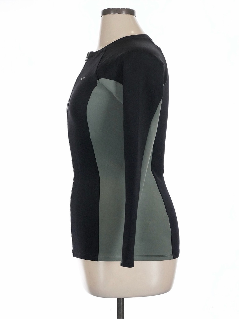 ROXY PRO WAVE LONG SLEEVE FRONT ZIP RASH VEST - ANTHRACITE XL - Picture 11 of 14